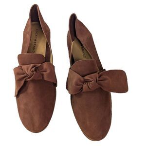 Lucky Brand Women's Brown Suede Loafers